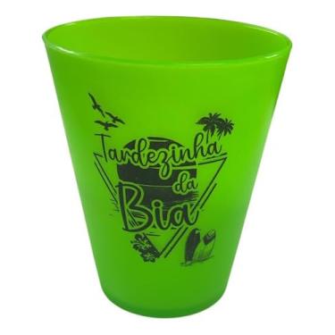 Imagem de Kit 50 Copos Ecológicos Personalizados 300ml – Reutilizáveis para Festas e Eventos (Verde Claro)