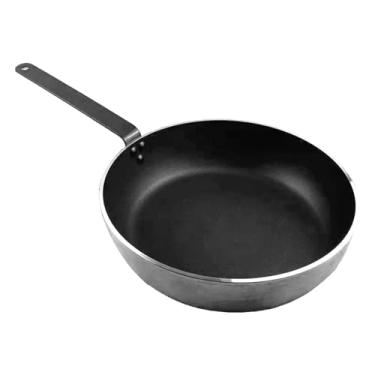 Imagem de Frigideira de liga de alumínio Frigideira Profissional Profissional Non Stick Deep Fry Pan mesmo Distribuição de calor Distribuição de grande capacidade Capide de panelas para (24cm)