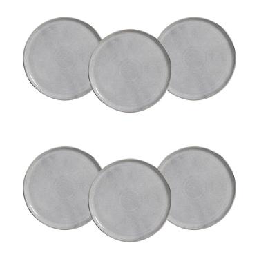 Imagem de Conjunto de Pratos de Sobremesa Porto Brasil Bio Dust 21,5cm - 6 Peças