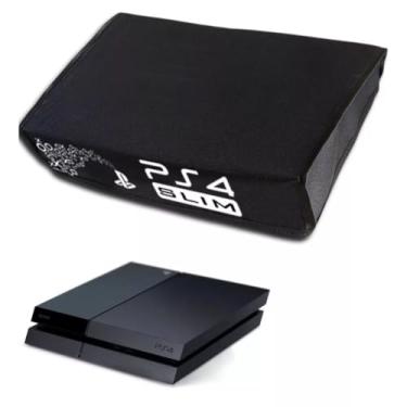 Imagem de Capa Antipoeira Skin Para Playstation 4 Slim, Case Proteção Contra Poeira Para PS4 Slim, Capa Antiarranhões Para Video Game PS4