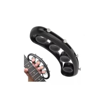 Imagem de Exercitador de Dedos para Violão e Guitarra, 4 Posições, Preto, Modelo PP-G32 Velvet