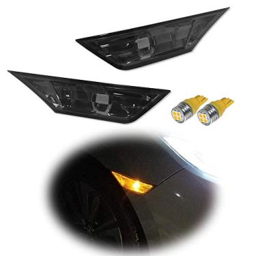 Imagem de Lâmpada de LED âmbar GTINTHBOX para para-choque dianteiro lateral marcador conjunto de luz adequado para Honda Civic Sedan Coupe Hatchback 2016-2018GTINTHEBOX GT-M02-074BA