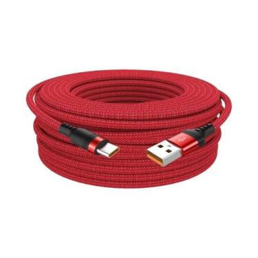 Imagem de Cabo USB Tipo-C Trançado Estendido 8m 5m 3m 2m 1.5m 1m Para Samsung Hu