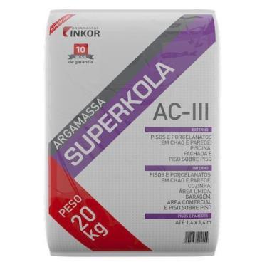 Imagem de Argamassa Superkola Ac3  20kg - INKOR
