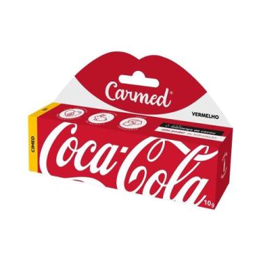 Imagem de Hidratante Labial Carmed Coca Cola Vermelho 10g