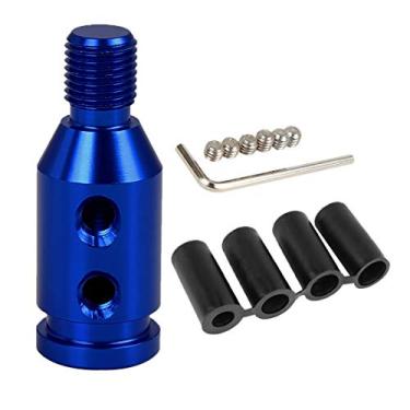 Imagem de X AUTOHAUX M12 X 1.25 adaptador universal para câmbio de engrenagem azul para carro para câmbio sem fio
