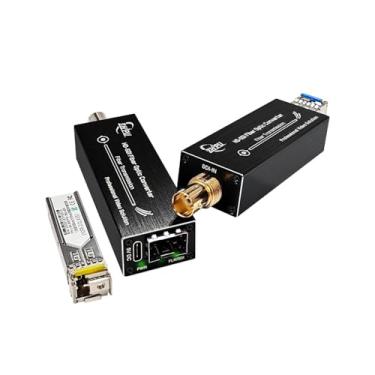 Imagem de Zhpuostd Extensor De Fibra Hd-Sdi 1080P 30Hz, Transceptor Óptico Hd Mini Sdi Sobre Fibra Conversor De Vídeo Não Compactado De Até 20 Km Sobre Fibra Monomodo Tipo C Conversor De Fibra Sdi 5V