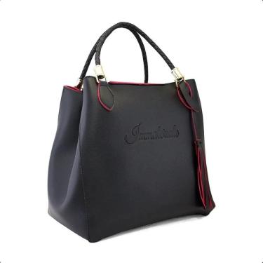 Imagem de Bolsa De Ombro Grande Feminina Trabalho Passeio Couro Pu