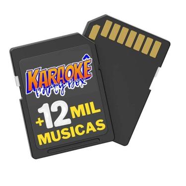 Imagem de Cartão Memória Sd +12 Mil Músicas Para Karaokê Party Box