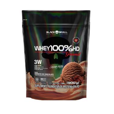 Imagem de WHEY 100%HD GOURMET 900g REFIL