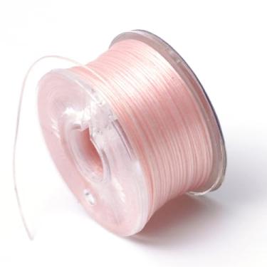 Imagem de 50 jardas/rolo 0,1 mm cordão de contas de nylon rosa chinês nó corda amizade cordão para artesanato DIY Kumihimo pulseiras macramê fabricação suprimentos