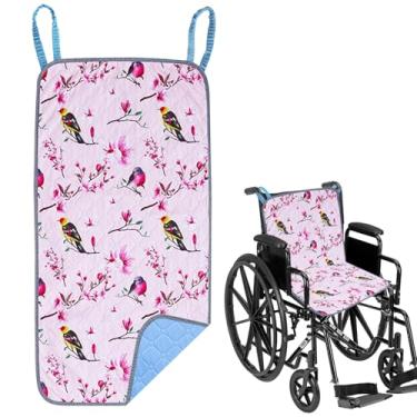 Imagem de JFHNMLW Almofadas impermeáveis para cadeiras de rodas para incontinência altamente absorvente para idosos (rosa)
