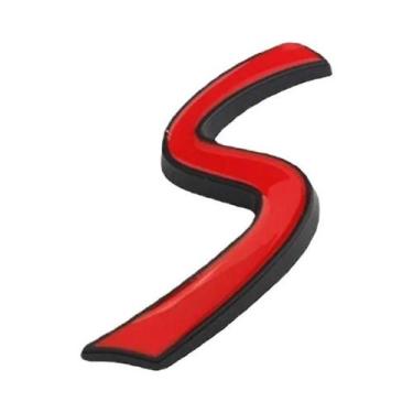 Imagem de Emblema Em ABS 3D Cooper S Para Carro, Adesivo Para Porta-Malas Trasei