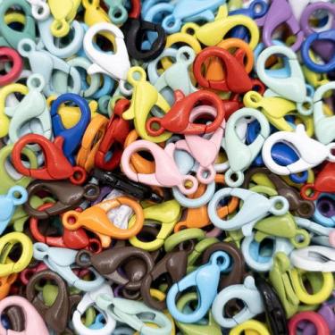 Imagem de Fecho Lagosta Metal Colorido 10mm 10pçs 5g Pulseira Colar Bijuteria - 