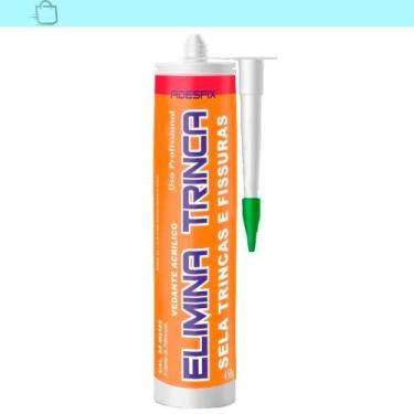 Imagem de Elimina Trinca - Acrilico Cartucho 450Gr - Adesfix, Branco