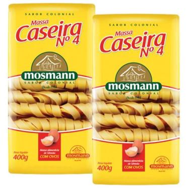 Imagem de Kit 2 Massa Mosmann Caseira Nº 4 500g - Sabor Colonial