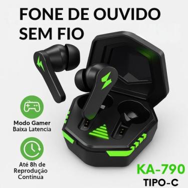 Imagem de Fone Sem Fio Gamer Bluetooth Com Som Potente E Led - Lippin