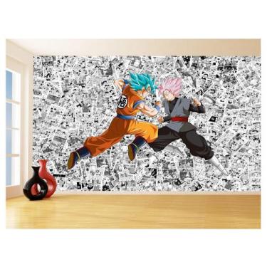 Imagem de Papel De Parede Dragon Ball Goku Página Manga 3,5M Dbz557 - Você Decor