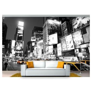 Imagem de Papel De Parede Cidade Prédios Ny Taxi 3D Ncd238 - Você Decora
