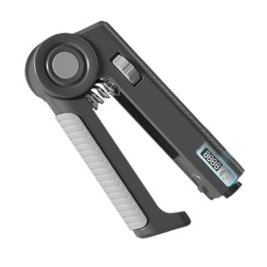 Imagem de Dinamômetro de mão, testador eletrônico de aderência do braço muscular do dedo, medidor digital profissional ajustável para treinamento de mão para fitness