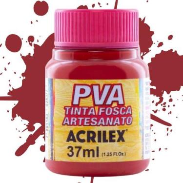 Imagem de Tinta PVA Fosca para Artesanato 37ml Acrilex - Cores Quentes - 03240, 