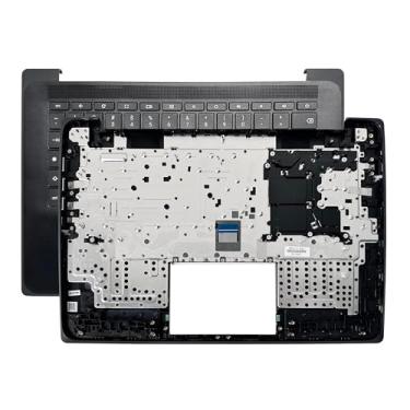 Imagem de lenboes Capa superior de apoio para as mãos para laptop com substituição de montagem de teclado para HP Fortis 14 G11 Chromebook N83274-001