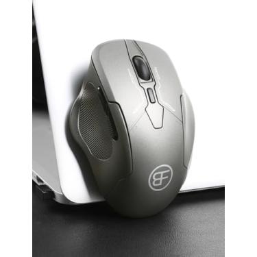 Imagem de Mouse sem fio, design ergonômico, energia ultrabaixa, vida útil extra longa, economia de energia inteligente, mouse para jogos, para laptop, computador de mesa, Mac.