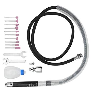 Imagem de Generic Conjunto de Moedor Movido a Ar, Kit de Moedor Pneumático de Lápis, Peso Leve, Prático para Pneu para Trabalhar Madeira
