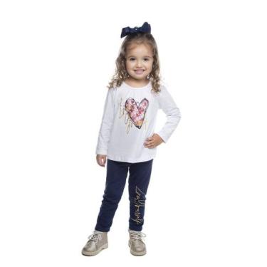 Imagem de Conjunto Legging Infantil Feminino Manga Longa Have Fun 25262 - Roupas