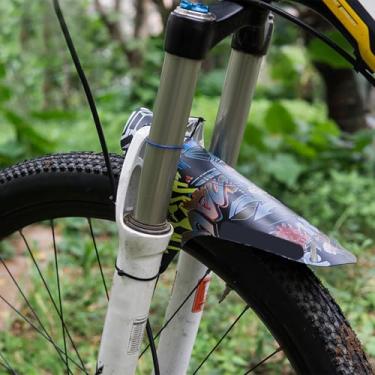 Imagem de aqxreight Mountain Bike Bicicleta Dianteiro Traseiro Paralama e Pesa Extremamente 37 (com Detritos Protege você de Voar Eficaz Polipropileno Bicicleta Fenderbicycle Fendermtb