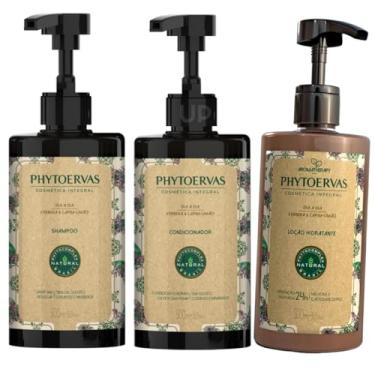 Imagem de Shampoo, Condicionador, Loção Dia A Dia Phytoervas 500ml Cada
