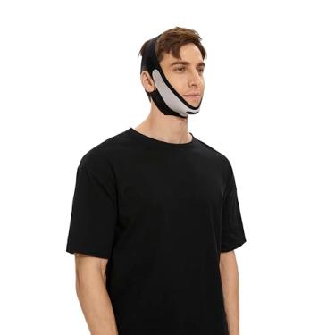 Imagem de Máscara V Line redutor de queixo duplo, removedor de tira, evita flacidez em forma de cinto facial emagrecedor para homens dormindo, exercitador de mandíbula G
