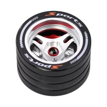 Imagem de Volante De Controle Remoto Metálico Para Sanwa Futaba Flysky, Volante 