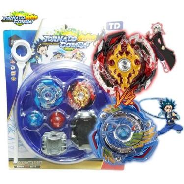 Imagem de Kit 2 Beyblade Burst Valtryek Vs God Spriggan + 2 Lançador Ganhe Arena