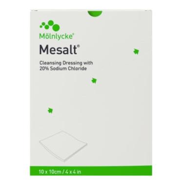 Imagem de Curativo de Cloreto de Sódio Mesalt 10x10cm - REF. 286080 - caixa com 30 unidades