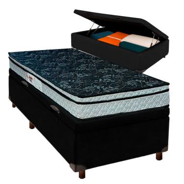 Imagem de Cama Box Bau + Colchão Solteiro D28 Conforto Paropas