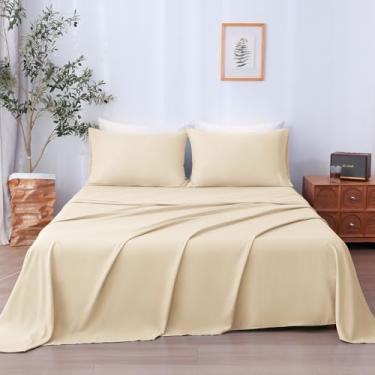 Imagem de LONAVA Jogo de cama solteiro de 3 peças, lençóis de microbifer ultramacios e respiráveis, 1600 fios para hotel de luxo Oeko-Tex, lençóis de cama de 35 a 40 cm com bolso profundo, durável, sem rugas