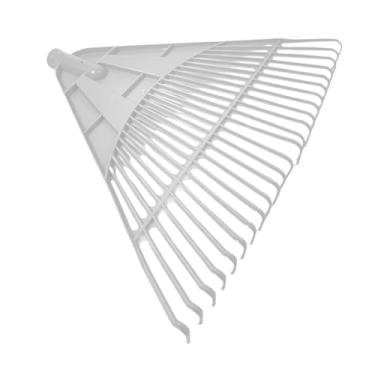 Imagem de Ｂｅｓｇａ Cabeça de ancinho para gramado, removedor de folhas, fácil de instalar, versátil e profissional para folhas e grama, Branco