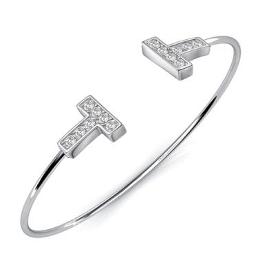 Imagem de Pulseiras delicadas banhadas a ouro 18K para mulheres, pulseiras de cristal, pulseiras de pérola/borboleta, presentes de aniversário e dia dos namorados para ela, 6-6.5, Cristal, Cristal