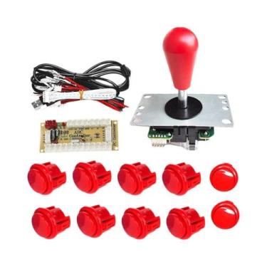 Imagem de Kit De Joystick Para Arcade DIY, Controlador USB, Joystick De 8 Direçõ