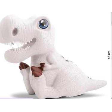 Imagem de Bebê Dinossauro De Brinquedo Infantil Para Colorir +3 Tintas - Bee Toy