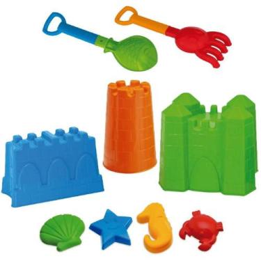Imagem de Kit Castelo Completo Praia - Usual Brinquedos