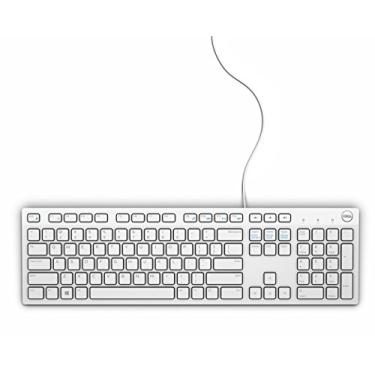 Imagem de Dell Teclado KB216 USB QWERTY US International White, 0580-ADGM (branco internacional)