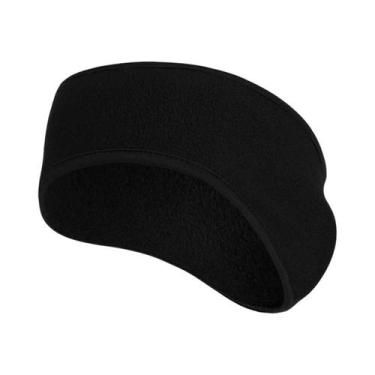 Imagem de Faixa De Cabeça Unissex De Lã Com Protetor De Orelha Para Corrida, Esq