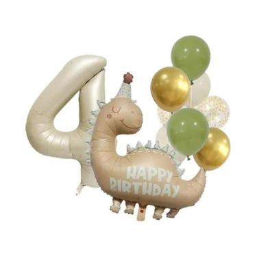 Imagem de Conjunto De Balões De Alumínio Retro Matte Na Cor Caramelo Para Decora