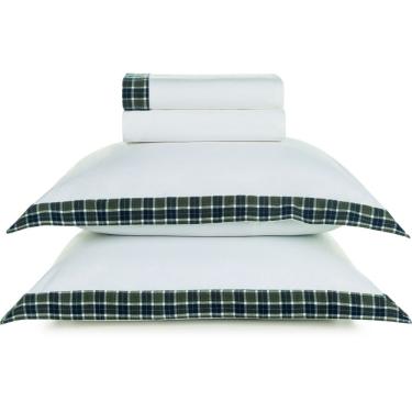 Imagem de Jogo De Cama Karsten Tobias 200 Fios 4 Peças Queen Branco