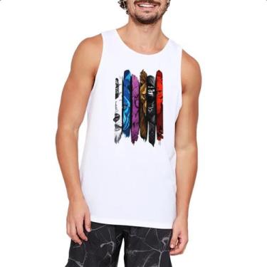 Imagem de Camiseta Regata Jiu-Jitsu animais faixas - Alearts, M