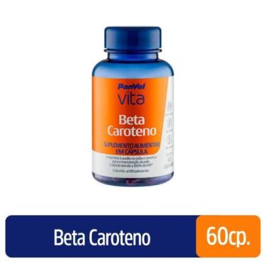 Imagem de Vitamina A (betacaroteno) Panvel Vita 60 Cápsulas