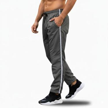 Imagem de Calça Tactel Masculina Pronta Entrega Diversas Cores - Absoluth, Cinza