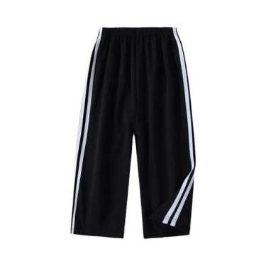 Imagem de Calças De Verão Finas Para Crianças, Calças Largas Confortáveis Para M